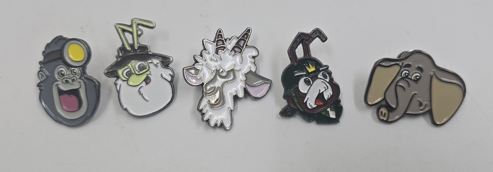 6 Adventure Club Ministry Reward Pins Monkey Elephant Ant Goat