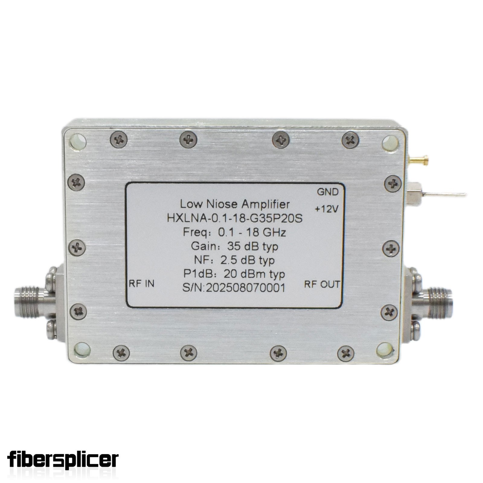 0.1-18G RF Microwave Low Noise Amplifier 35dB LNA with SMA Female Connector 1pc