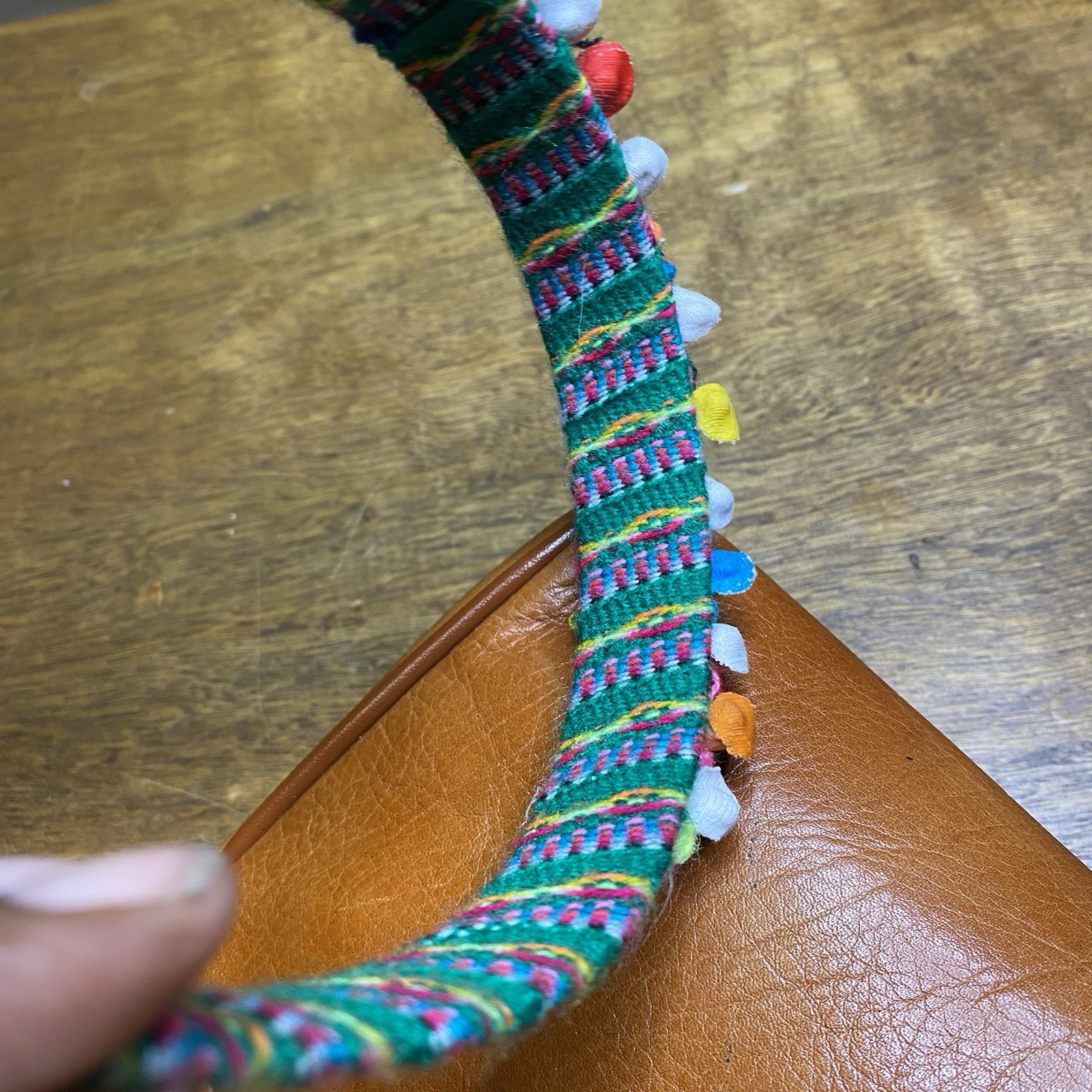 Peruvian Headband Handmade Hair Accessory Peru South American People Textile