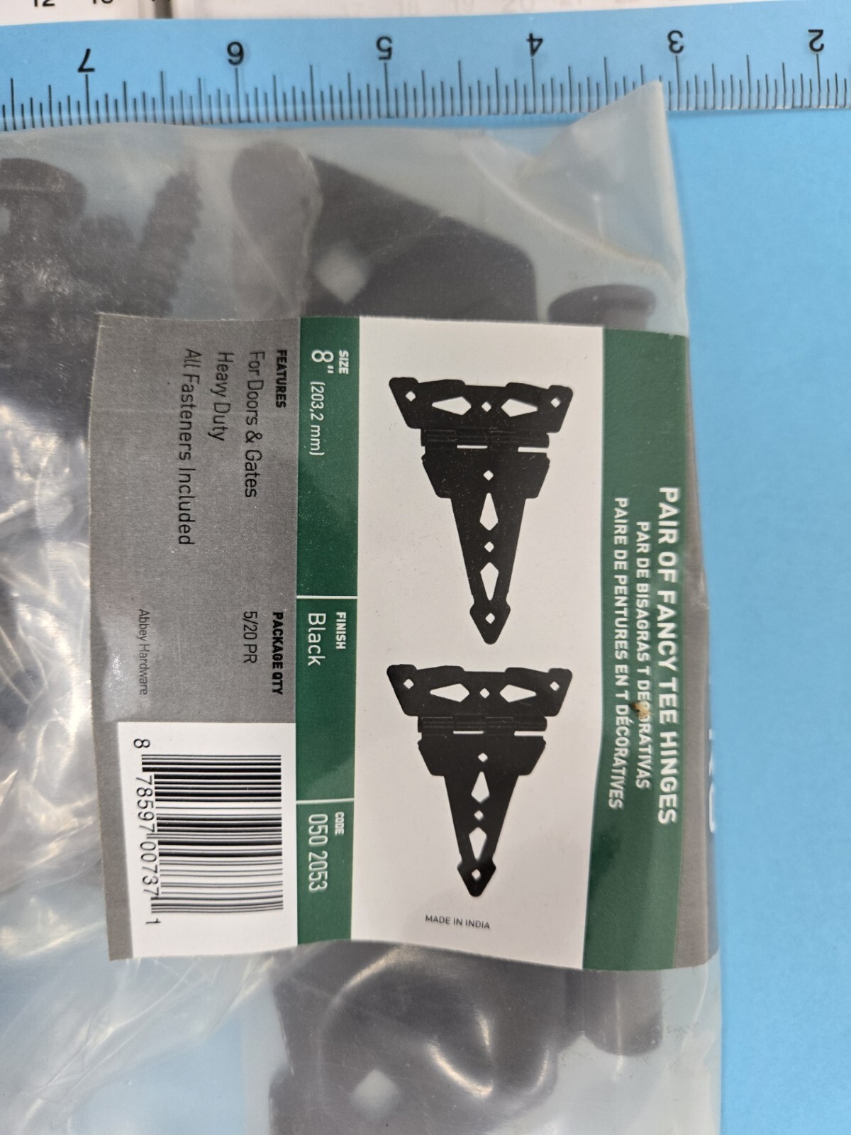 Fancy T-Hinges (Pair) w/hardware