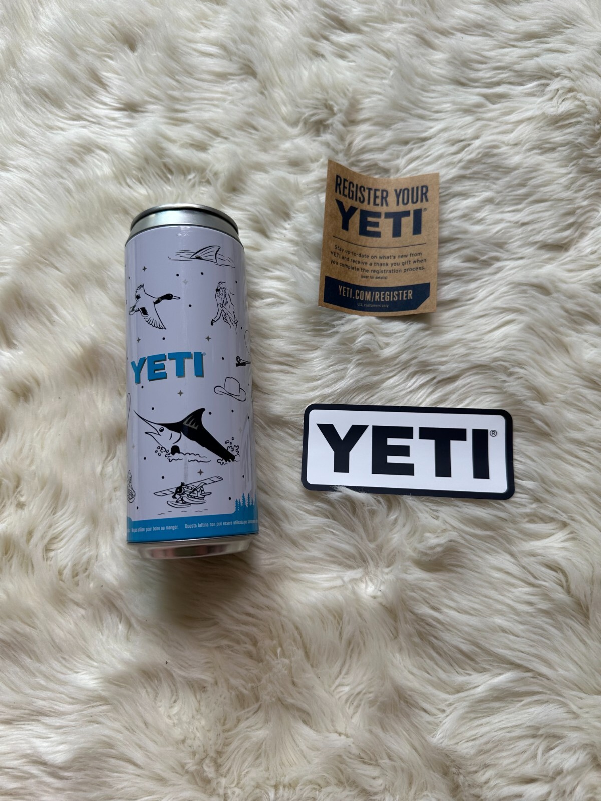 YETI Slim Pop Top Empty Insert Sample Can 12oz Tall Storage Container Shoot Hunt