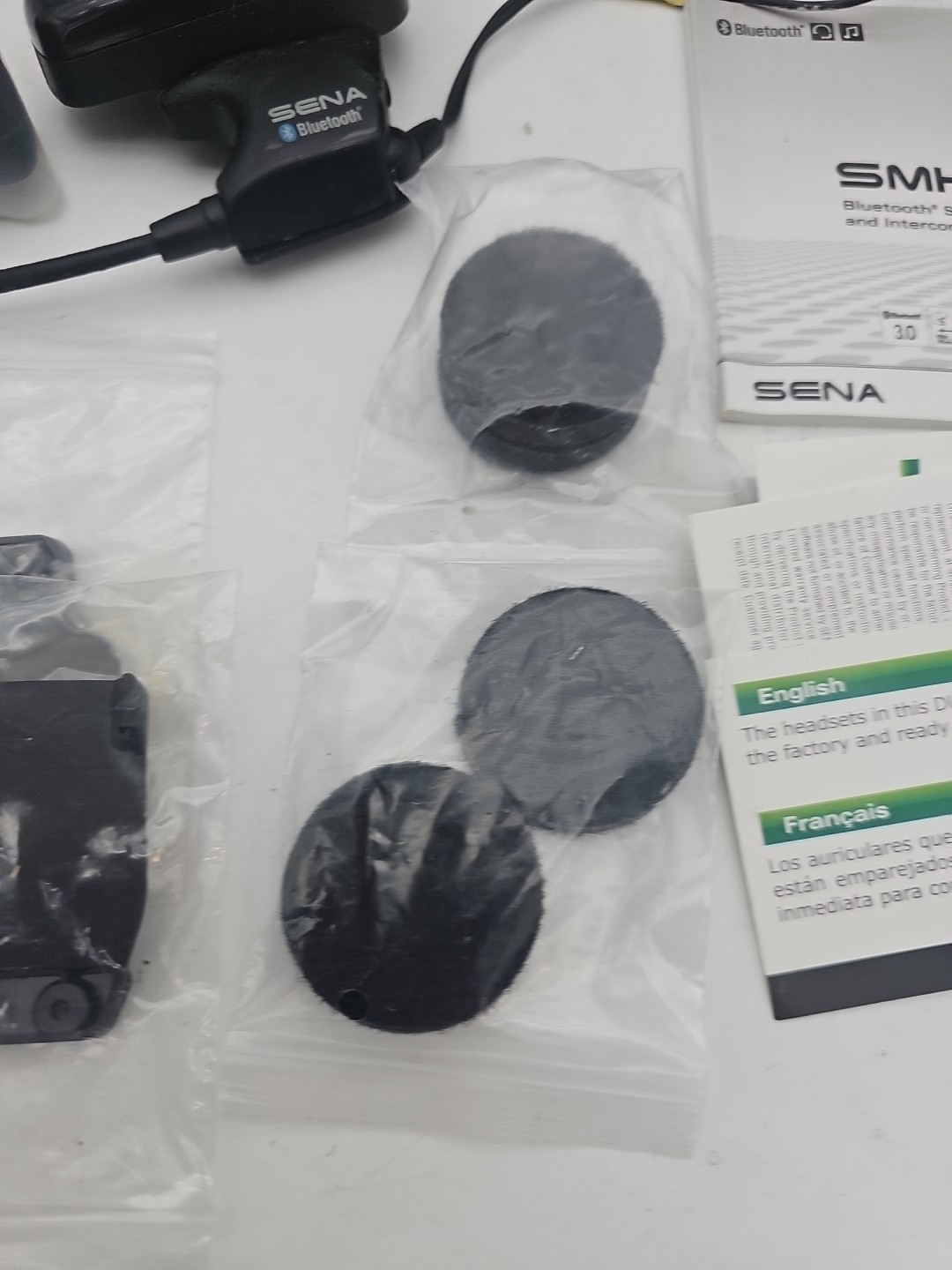 Sena SMH10 Dual Motorcycle Bluetooth Intercom Set Used