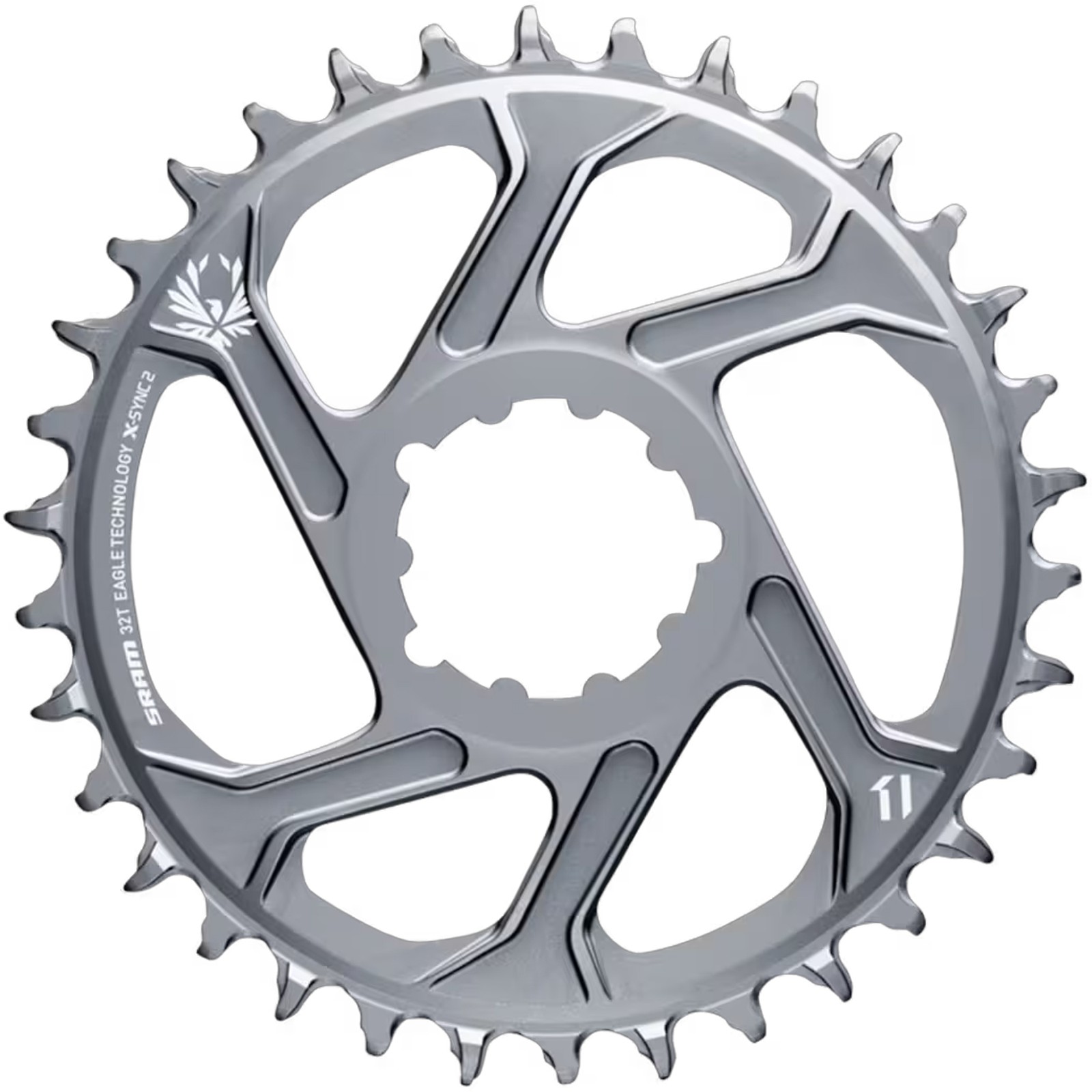SRAM Eagle X-SYNC 2 Direct Mount Chainring 34T 3mm Boost 3-Bolt Gray