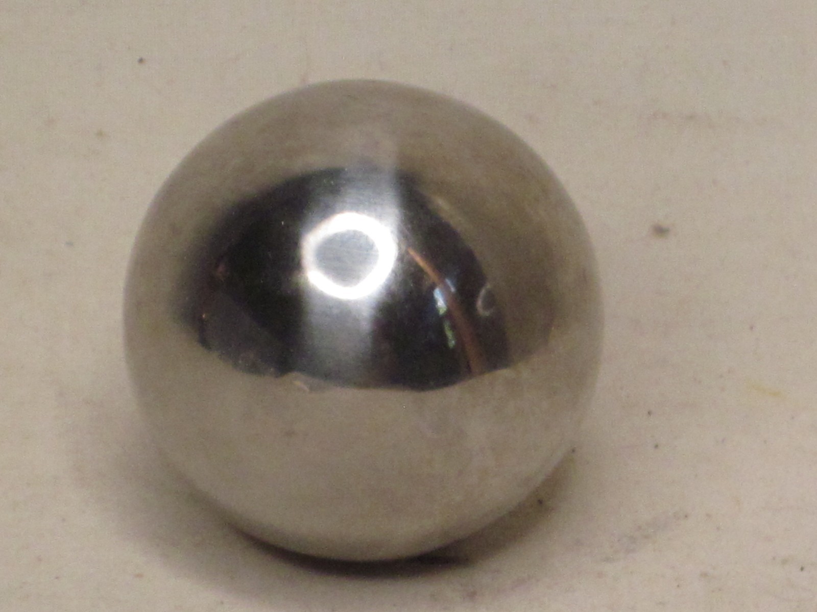1 5/8" metal ball not solid chrome sphere orb globe jumbo marble