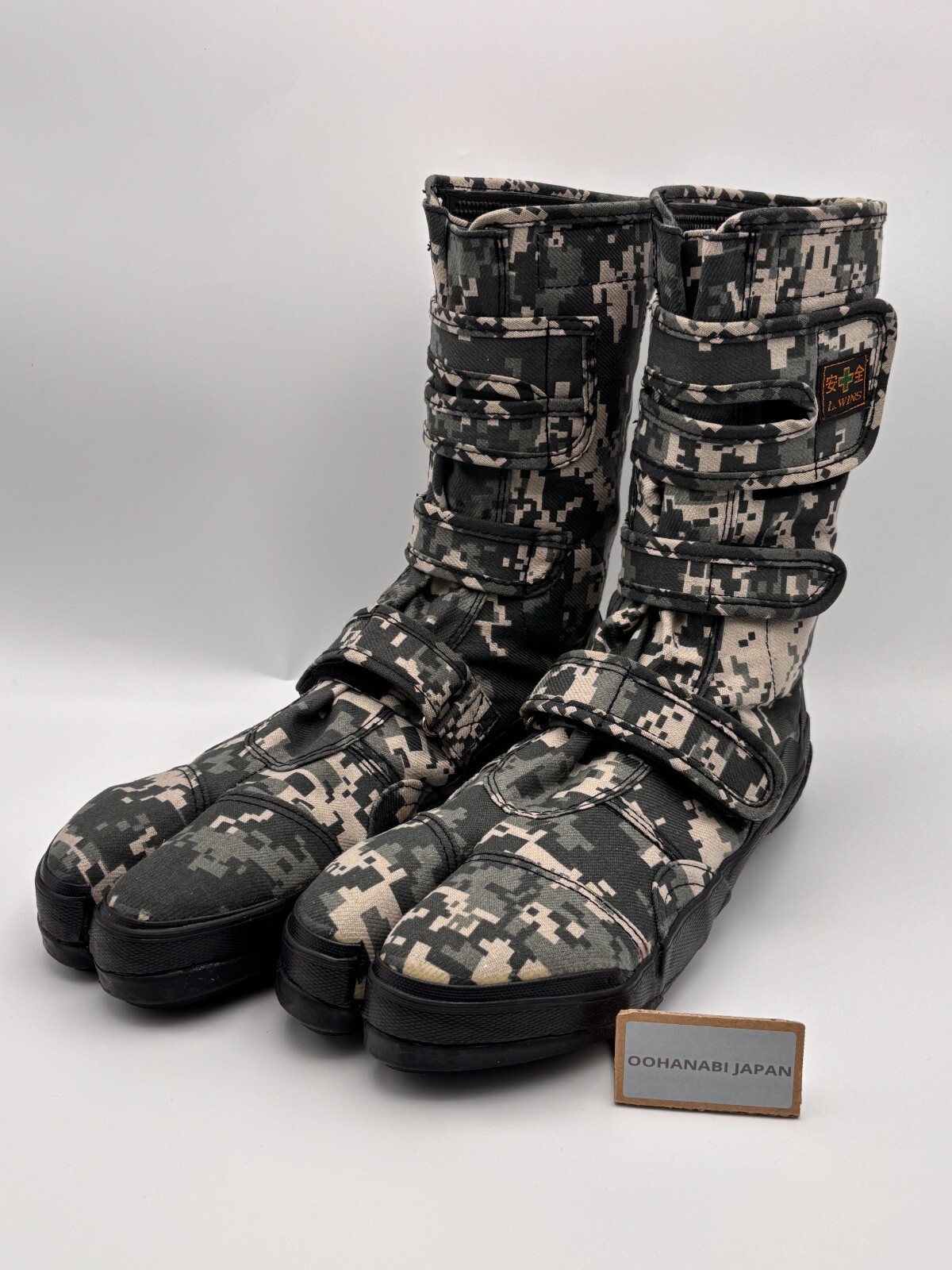 Sokaido Jika Tabi footwear VO-803 Camo Safety working boots safety toe shoes F/S