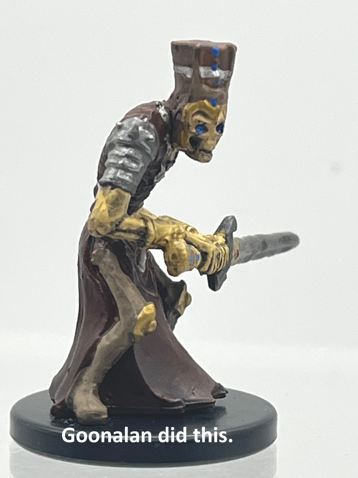 D&D Pathfinder Mini Shattered Star 27 Skeleton Champion UC