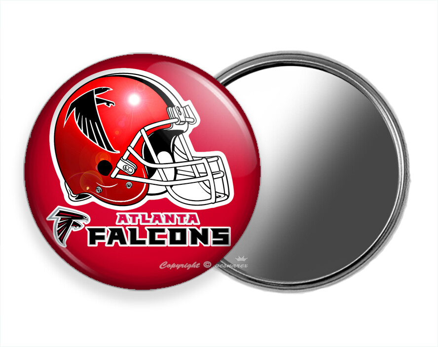 ATLANTA FALCONS FOOTBALL TEAM NEW POCKET HAND PURSE MIRROR SPORTS FAN GIFT IDEA