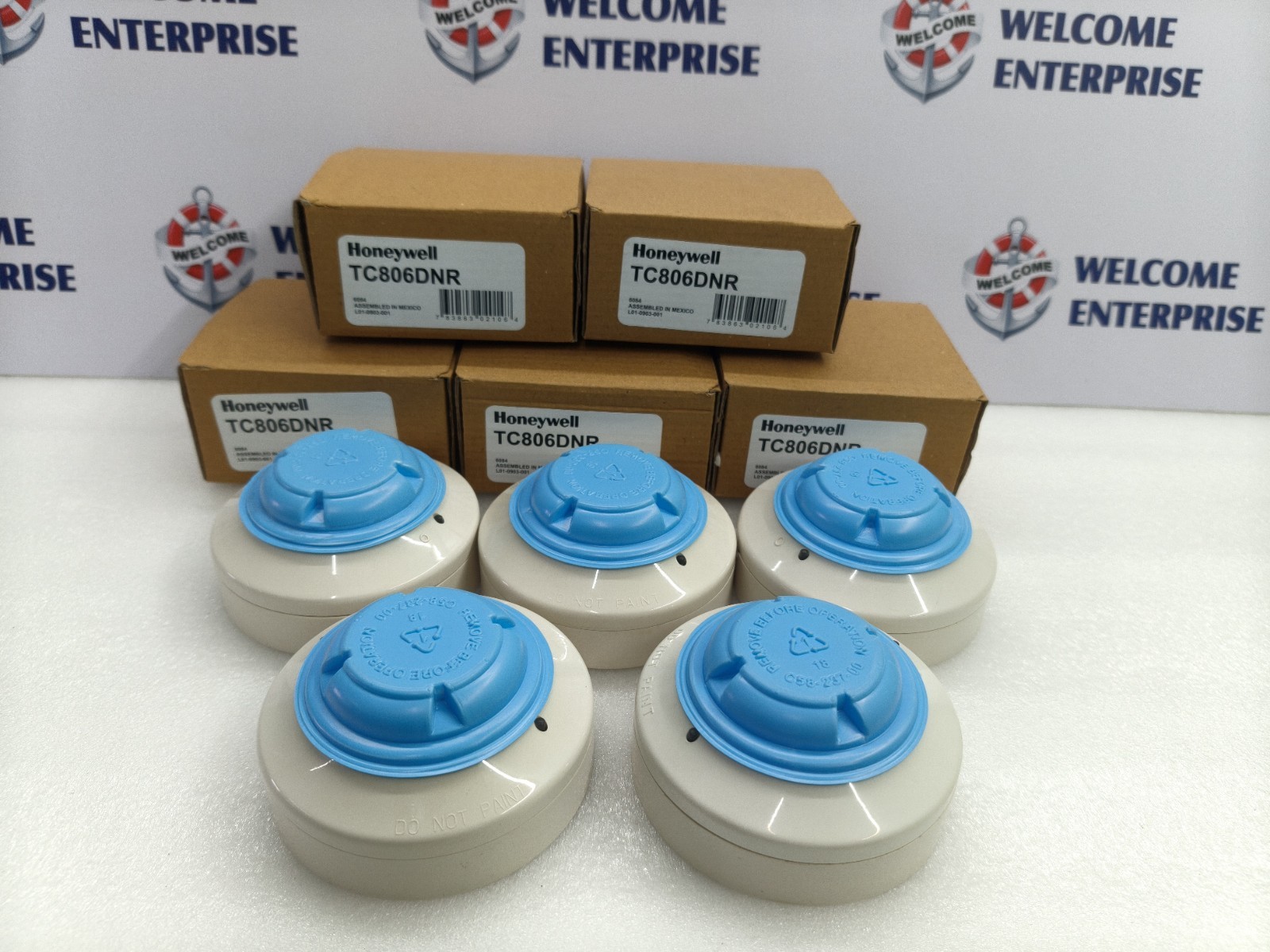 Honeywell TC806DNR Smoke Detector  WITH BASE-[Lot Of 5 Pcs]