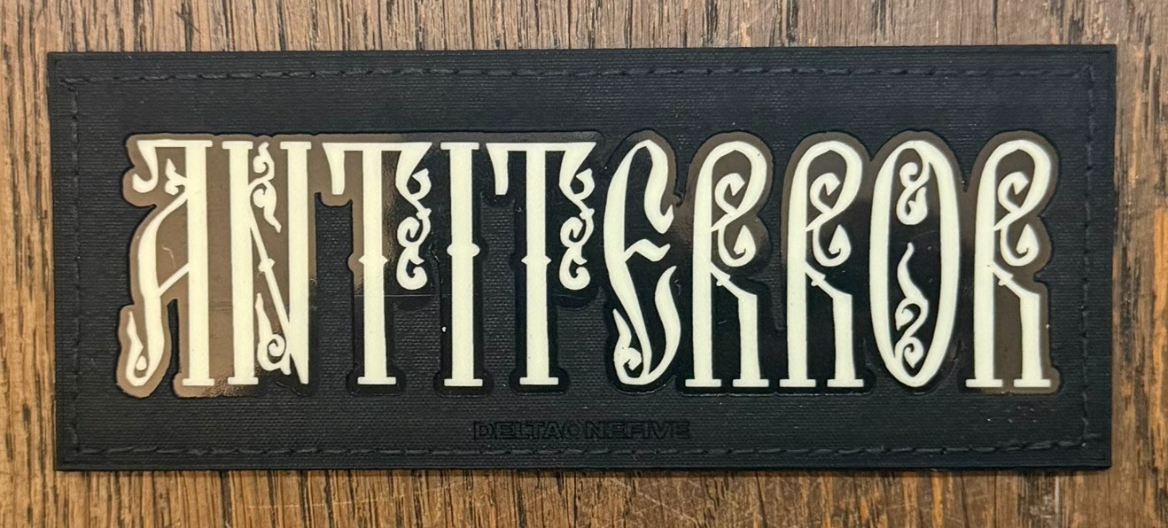 Distrikt15 "Antiterror" Patch Glow In The Dark Rare
