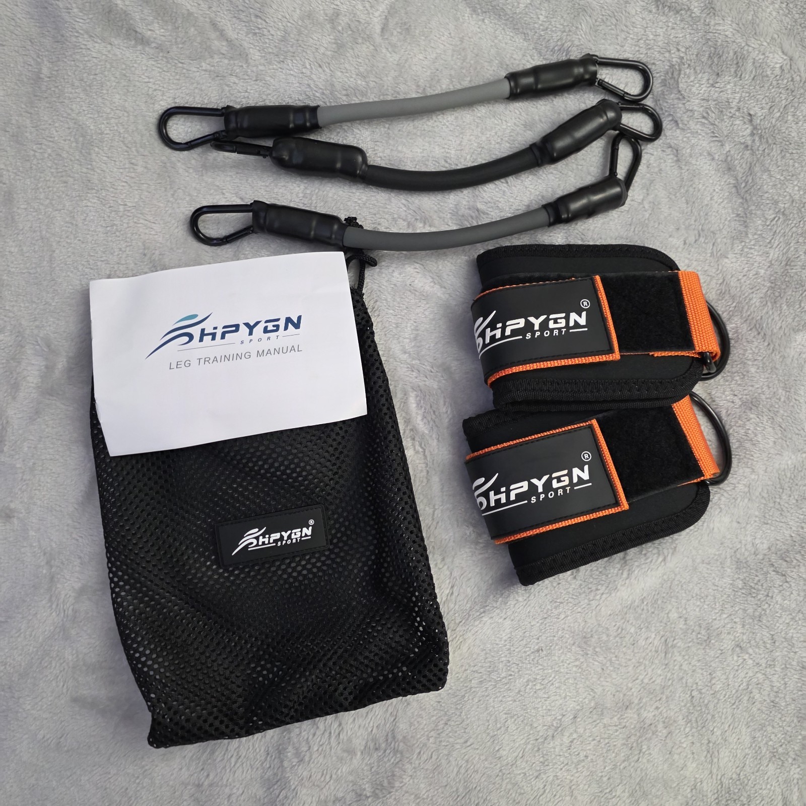 Hpygn Sport Ankle Resistance Bands Cuffs Fitness Sports Gym Exercise