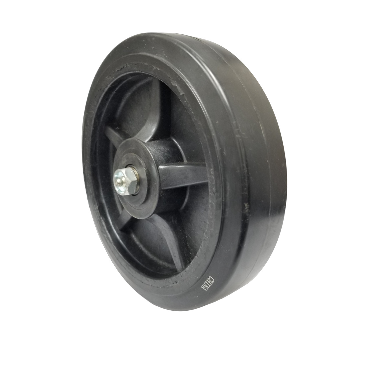 8" x 2" Nylon Core Rubber Wheel LED820RN23B