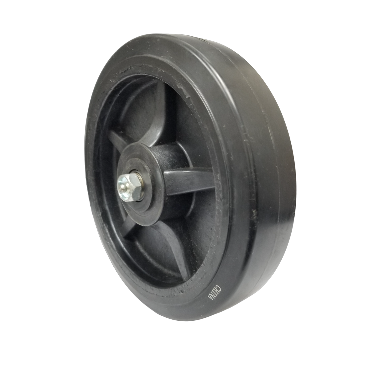 8" x 2" Nylon Core Rubber Wheel LED820RN23B