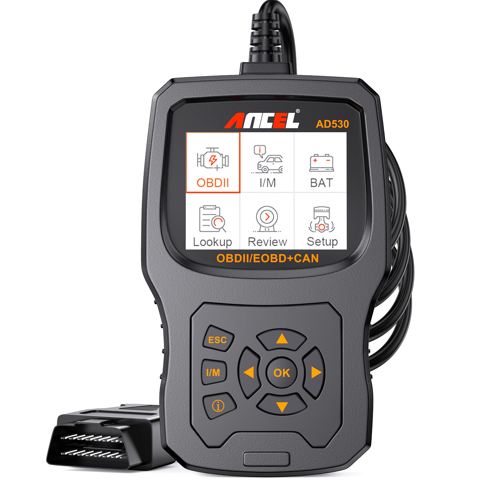 ANCEL AD530 OBD2 Scanner Diagnostic Car Engine Fault Battery Test Code Reader