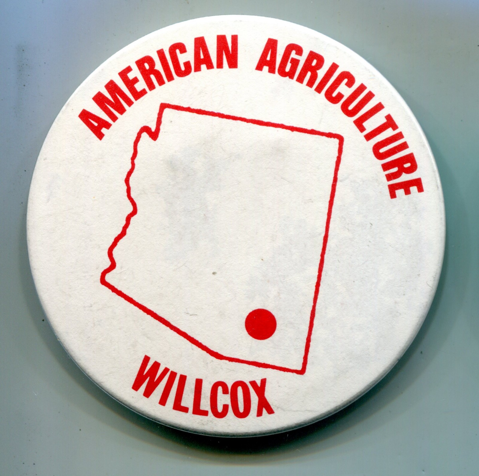 American Agriculture, Willcox Arizona, American Agriculture Movement Pinback