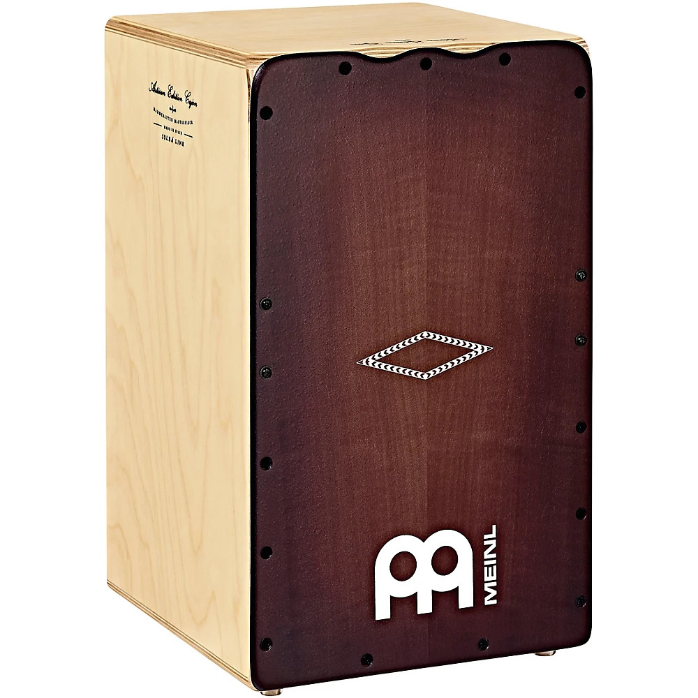 Meinl Artisan Edition Solea Line Cajon with Dark Red Burst Frontplate