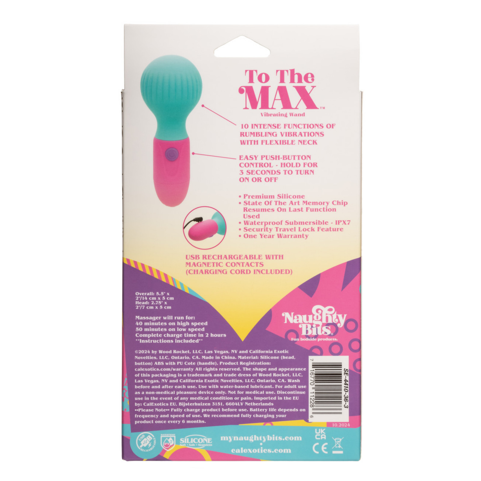 Silicone Mini Wand Massager Discreet Stimulator Rechargeable Toe-curling Teaser