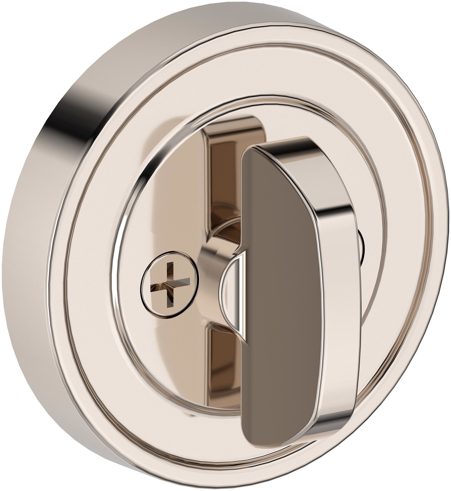 Baldwin SC.RRD Recessed Round Solid Brass Single Cylinder Keyed - Brass
