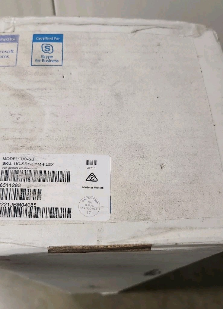Crestron UC-SB UC-SB1-CAM Sound Bar Office and Home Use