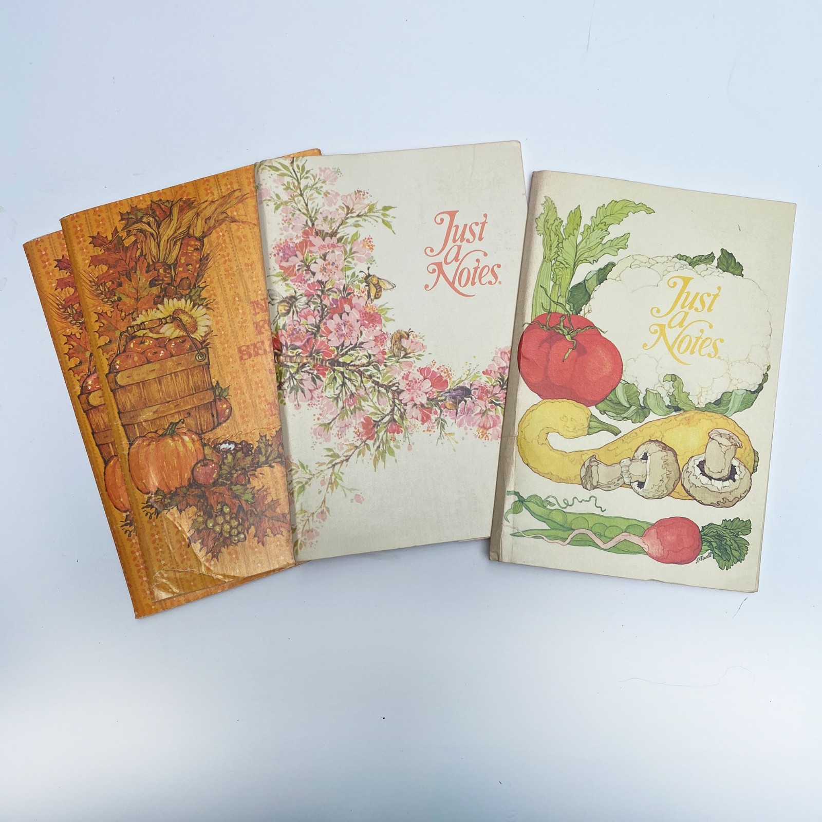 Vintage Current Just A Notes Fold Over Stationery Lot 45+ Notes & Gold Seals