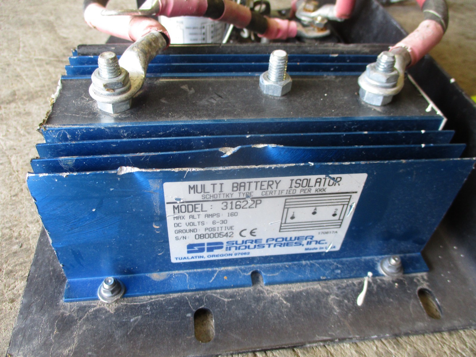 Used Surepower Multi-Battery Isolator w/Interconnect Controller for PARTS, FMTV