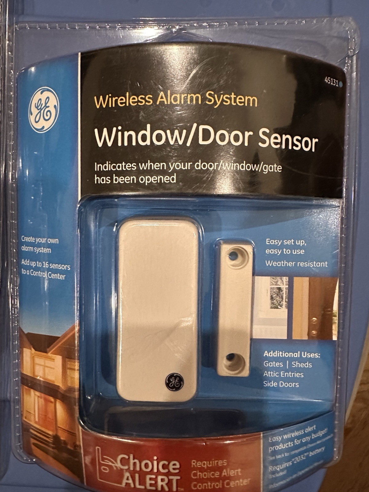 GE Choice-Alert Wireless Control Center Starter Kit #45142 & Window/Door Sensor