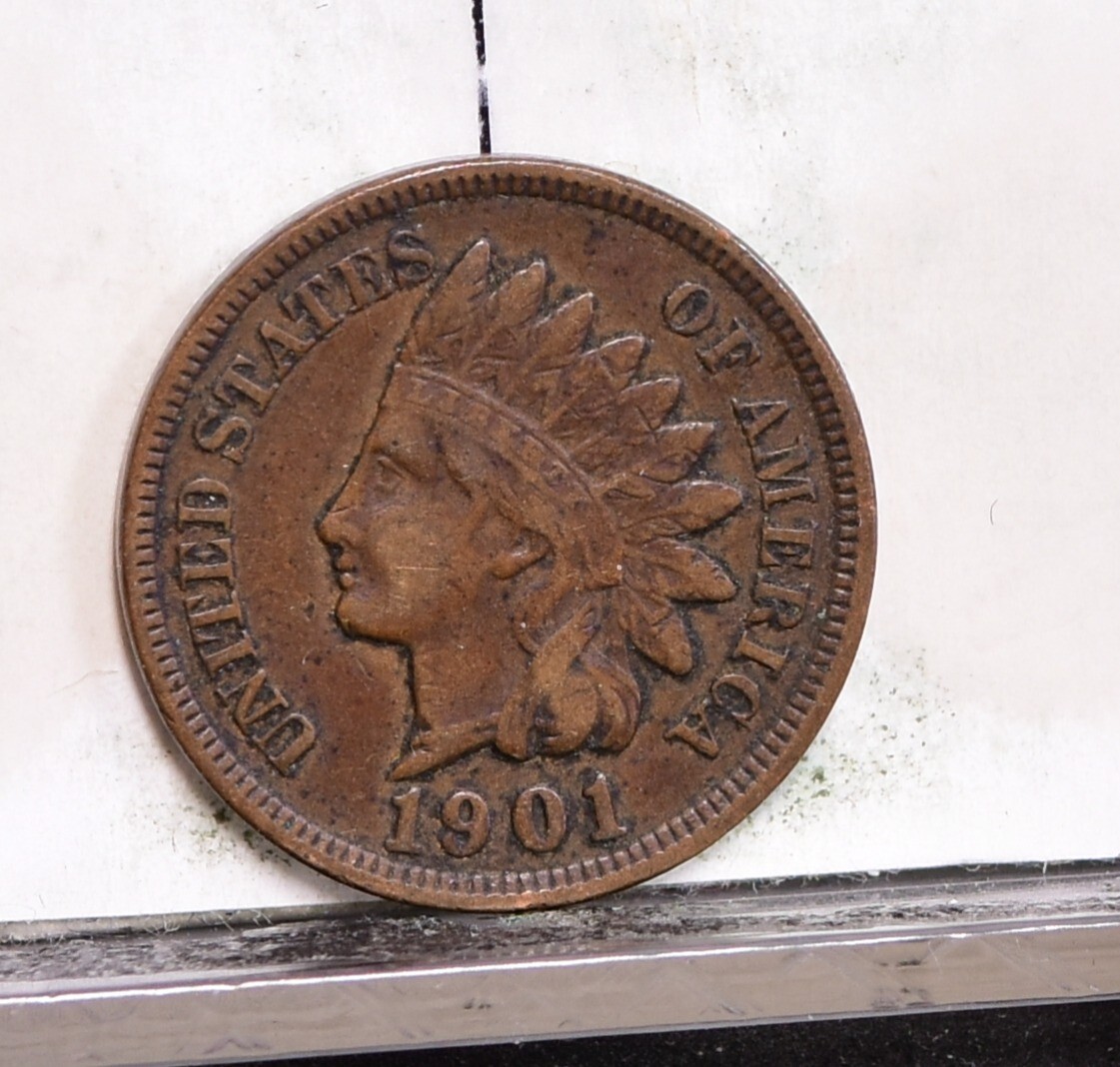 1901 Indian Cent - Ch XF (#58160 -L)