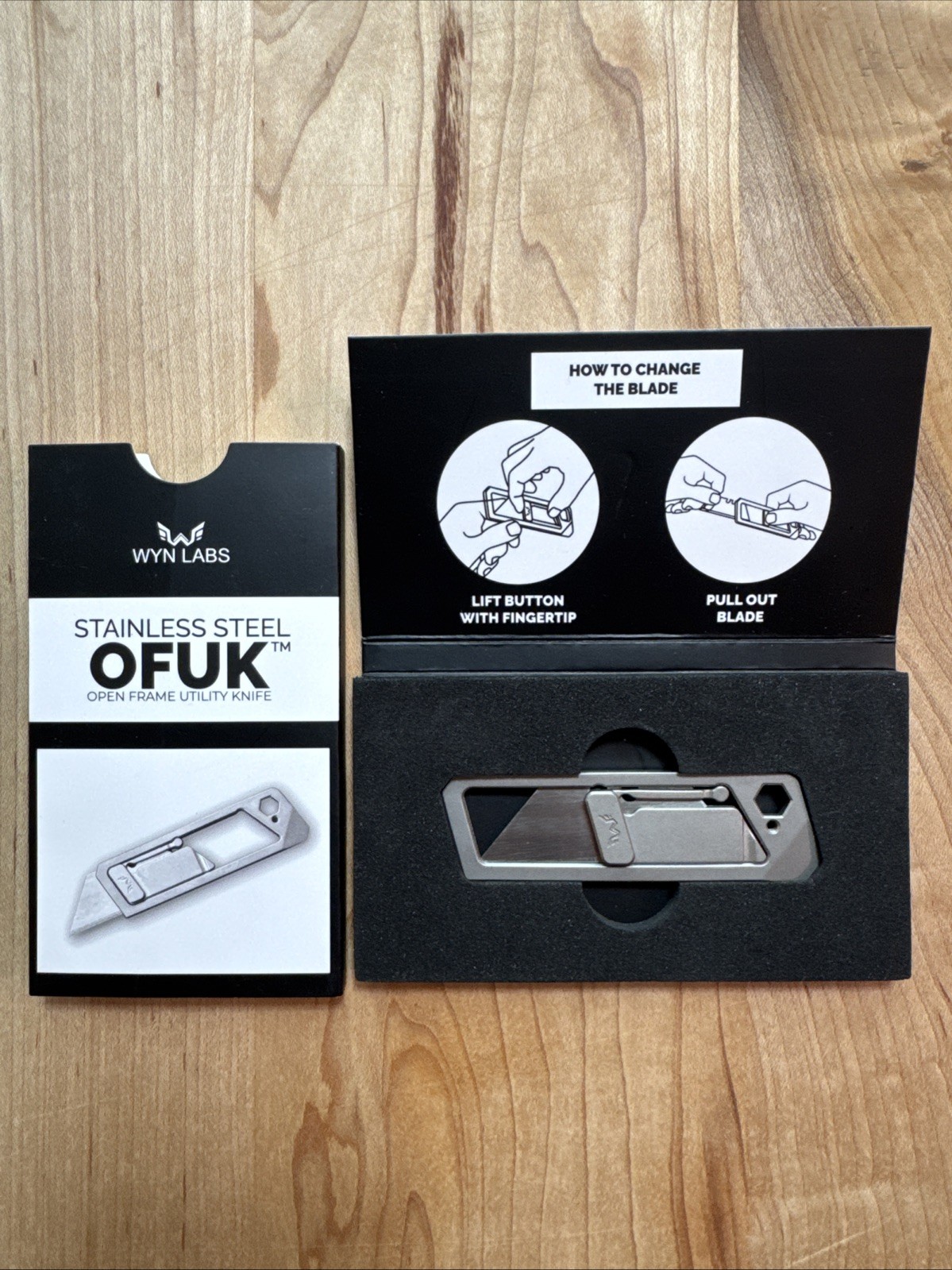 Open Frame Utility Knife (OFUK) WYN LABS Tool Stainless Steel