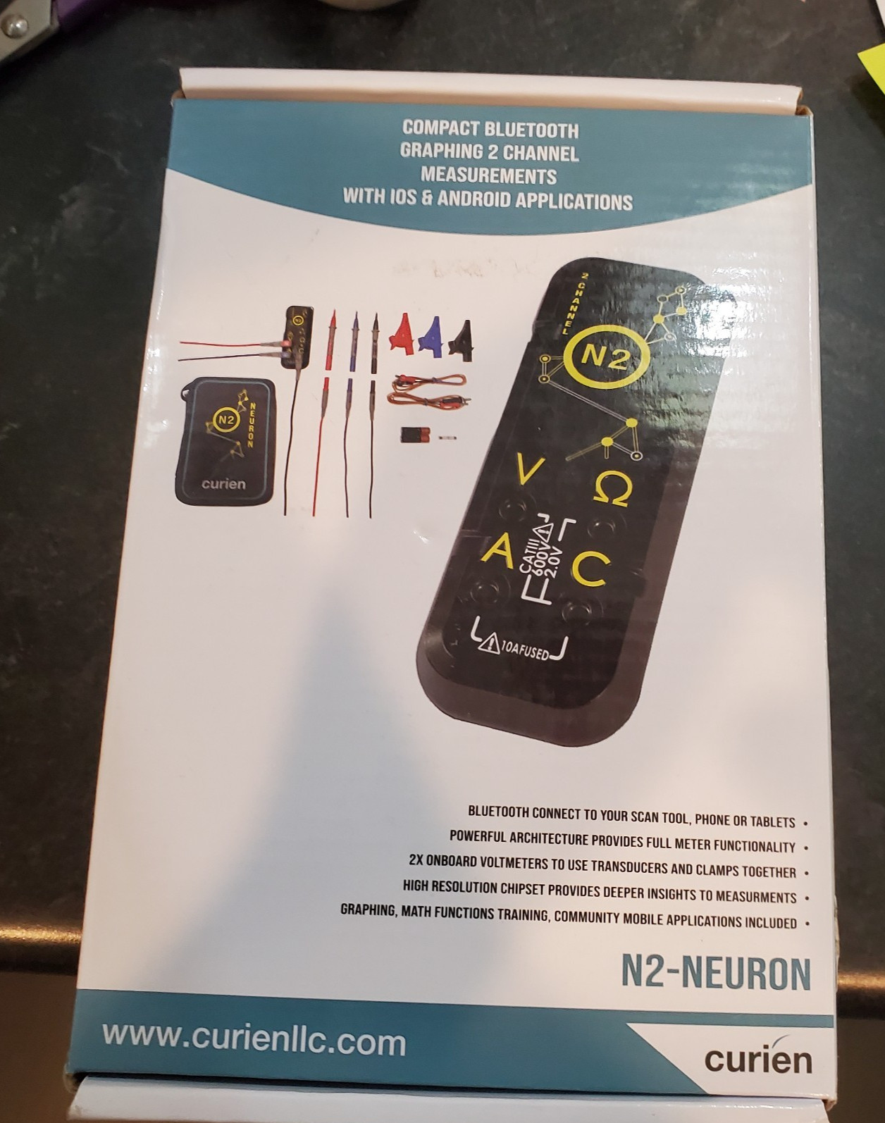N2 Neuron N2BASE01 Graphing Meter & Diagnostic System Bluetooth Open Box