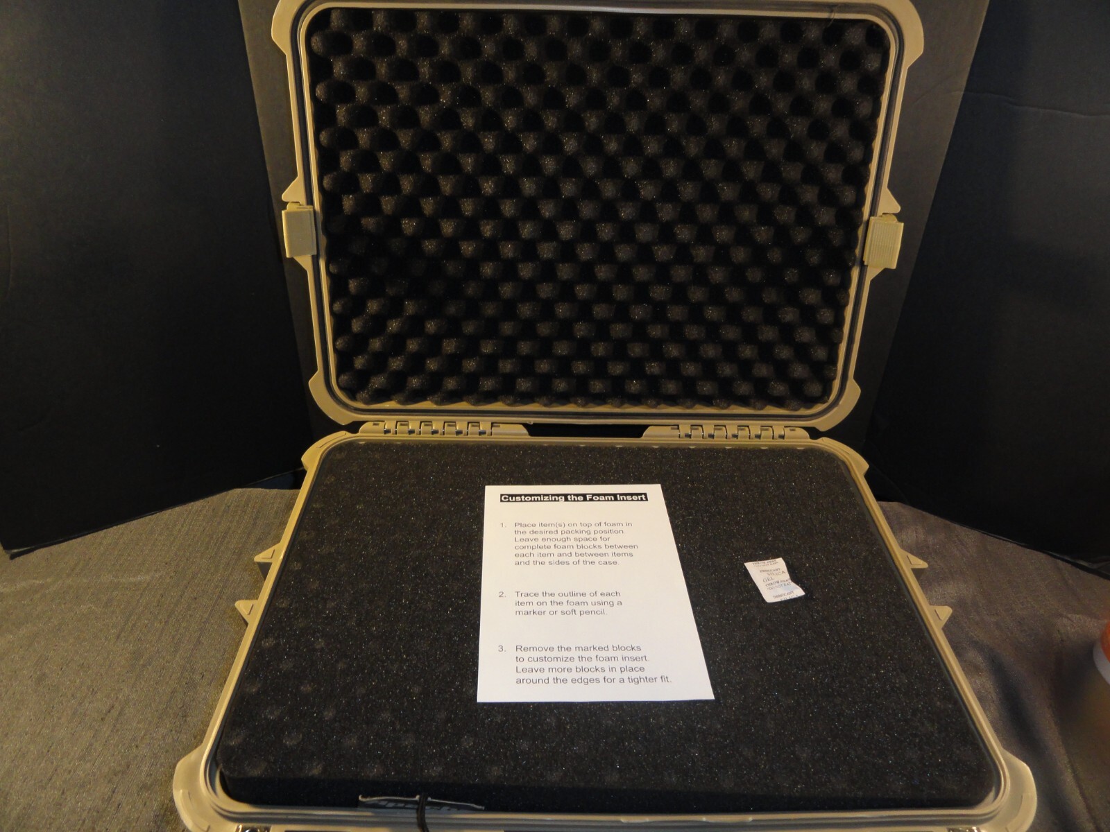 APACHE 4800 WEATHERPROOF PROTECTIVE HARD CASE CAMERA WEAPON TAN DESERT 19x13x7
