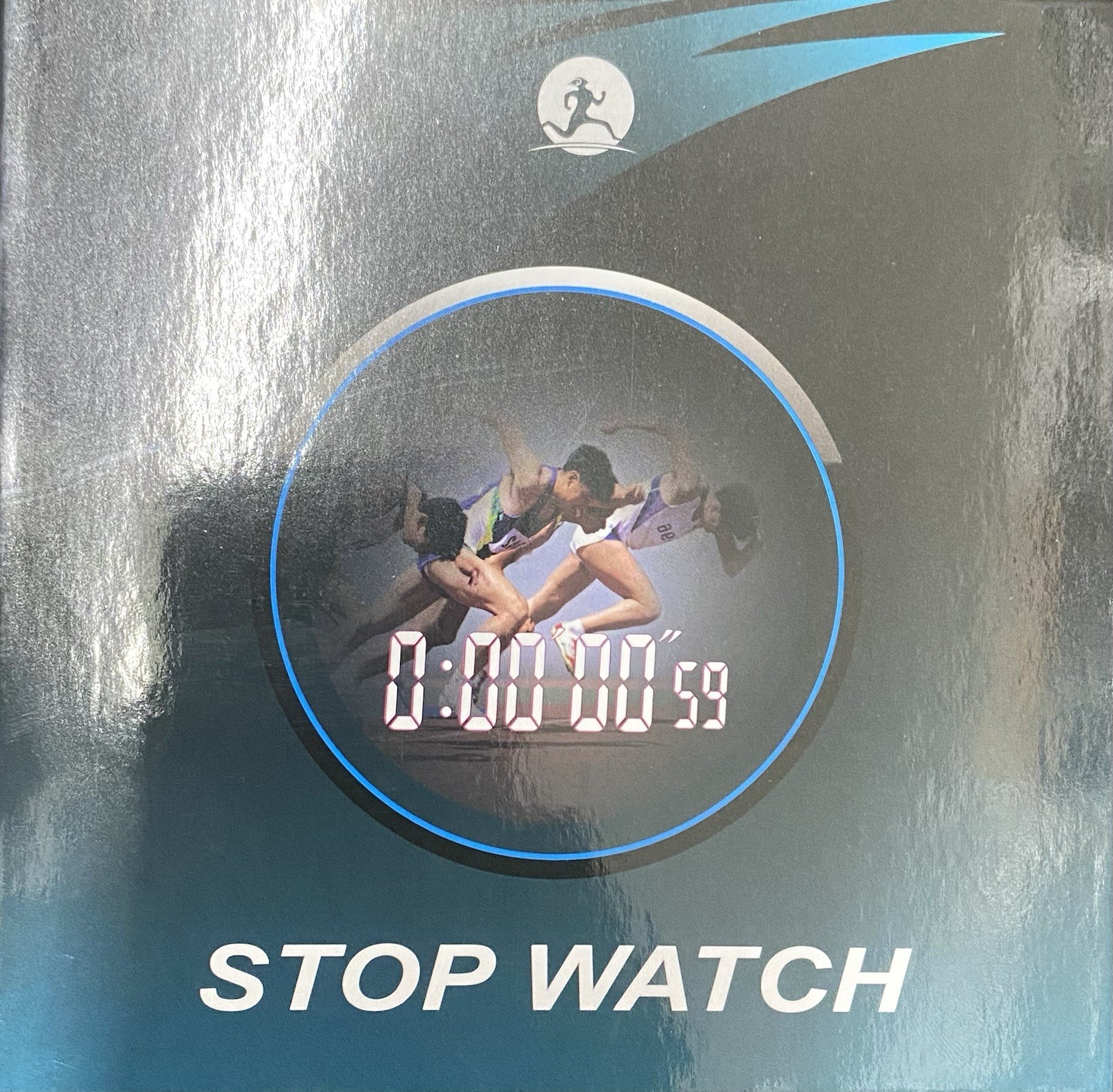 Stopwatch, Metal Stop Watch for Sports 10/100/400 Laps, Stopwatches Timer