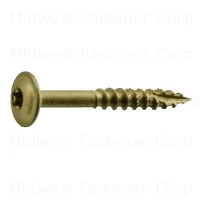 1/4 x 2" Star Drive Tan Lag Saberdrive Screws 10 lb. Bucket (644 pcs.)
