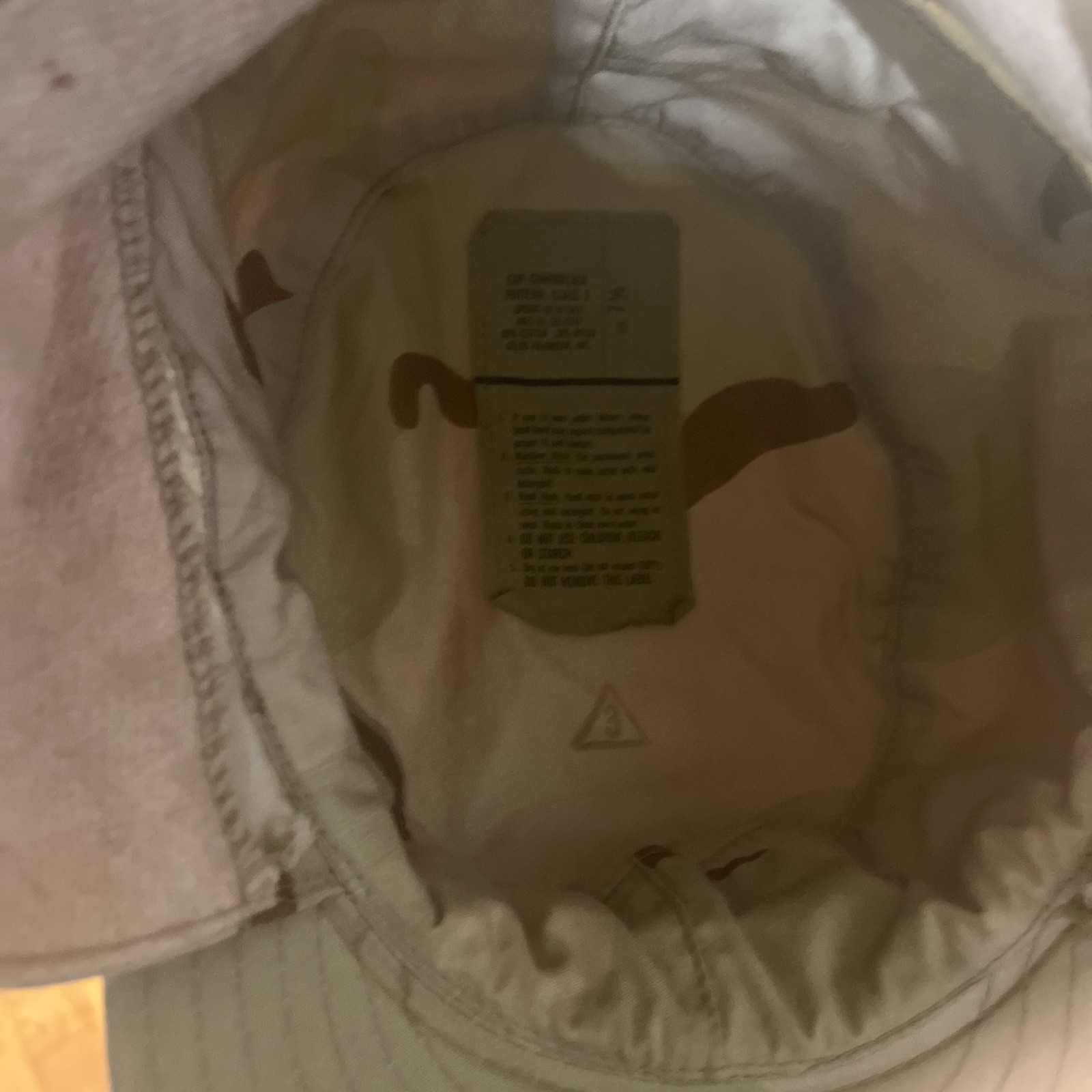 US Military Desert Army Camouflage Pattern Class 2 Hat Cap Size 7 3/8