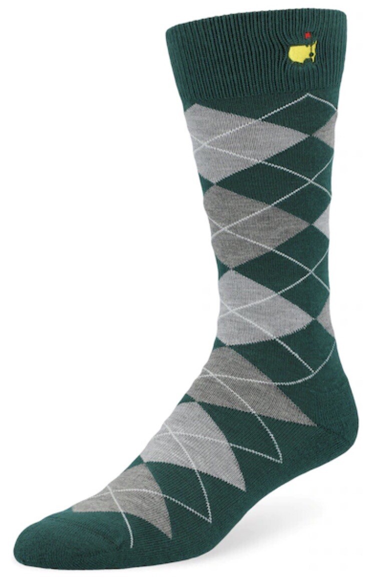 2026 Masters Foot Joy Augusta Green & Gray Argyle Men's Golf Socks  🔥 ⛳