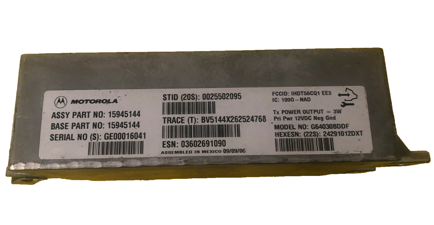 2004-2007 Saturn Vue Onstar Comunication Module 15945144 OEM