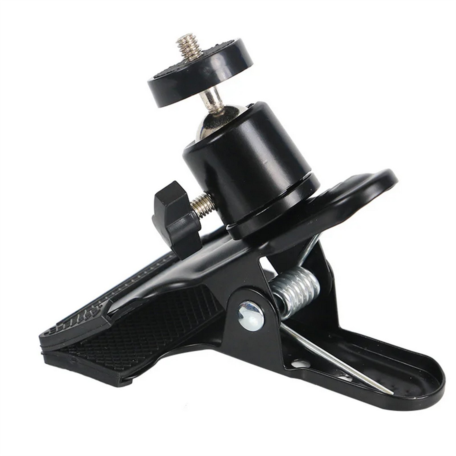 Camera Flash Light Clip Clamp Speedlite Holder Bracket with 360 Swivel Ballhead