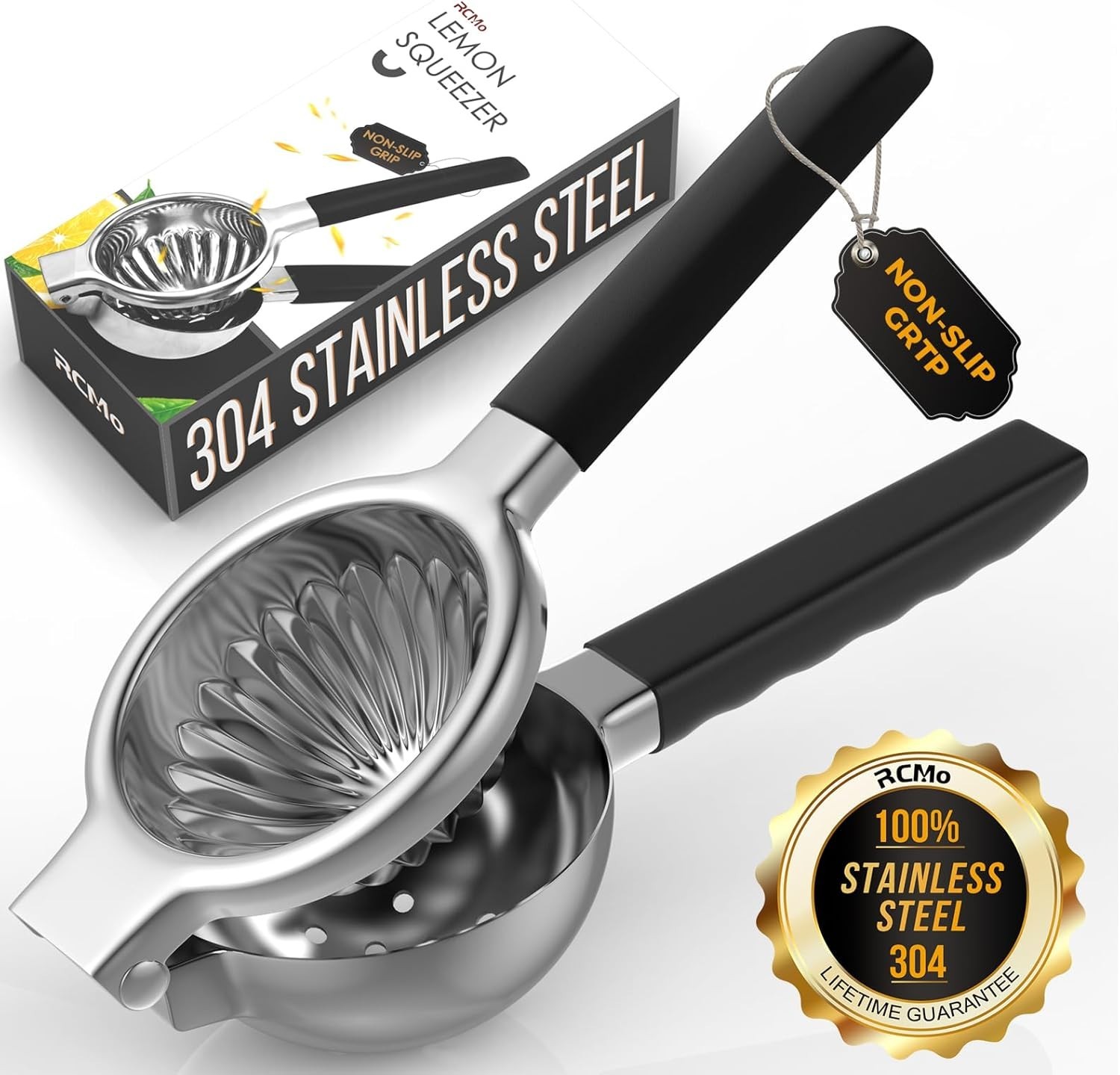 Large Manual Citrus Press Juicer - Ergonomic Design for Maximum Juice Yield
