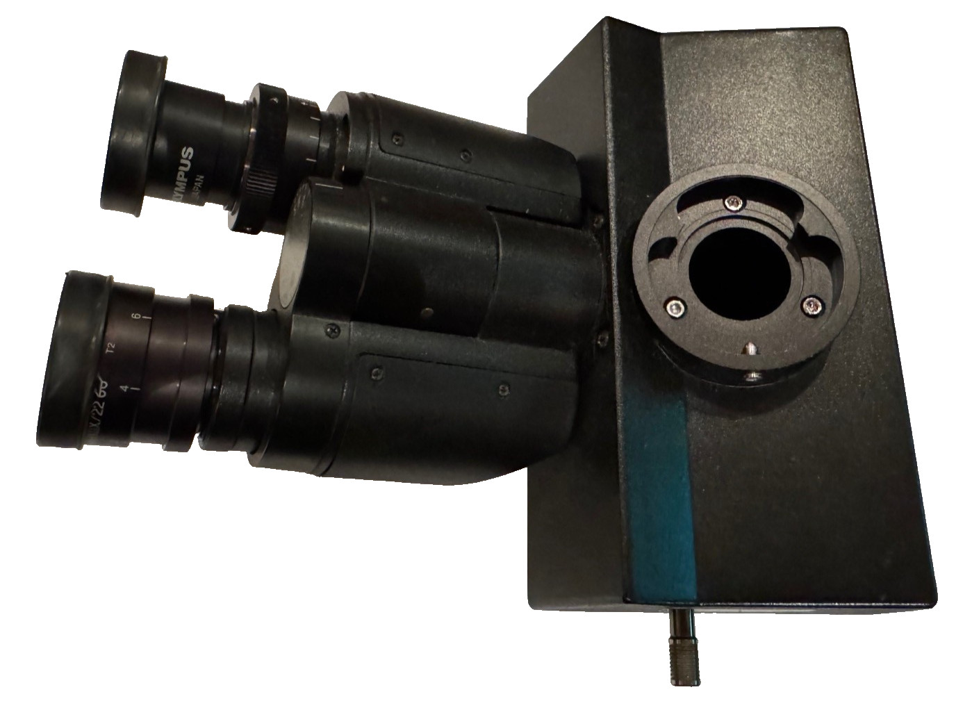 OLYMPUS  U-TR30 TRINOCULAR W/ (2) 10X EYEPIECES FOR BX-60 MICROSCOPES