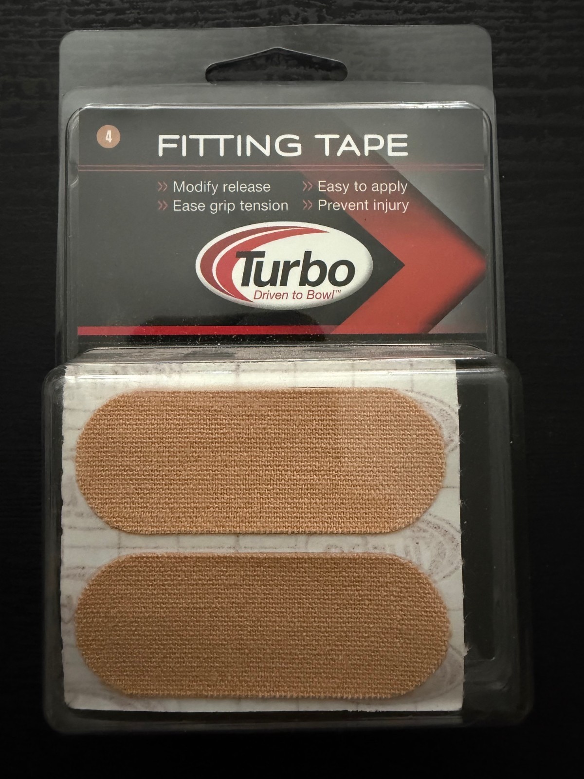 Turbo Bowling Protective Fitting Tape Beige #4 (30 piece pack)