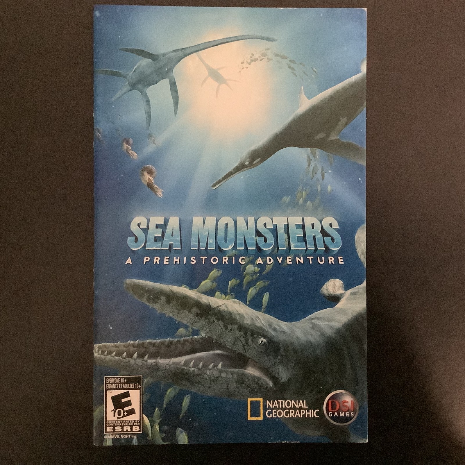 Sea Monsters A Prehistoric Adventure PS2 PlayStation 2 Instruction Manual Only