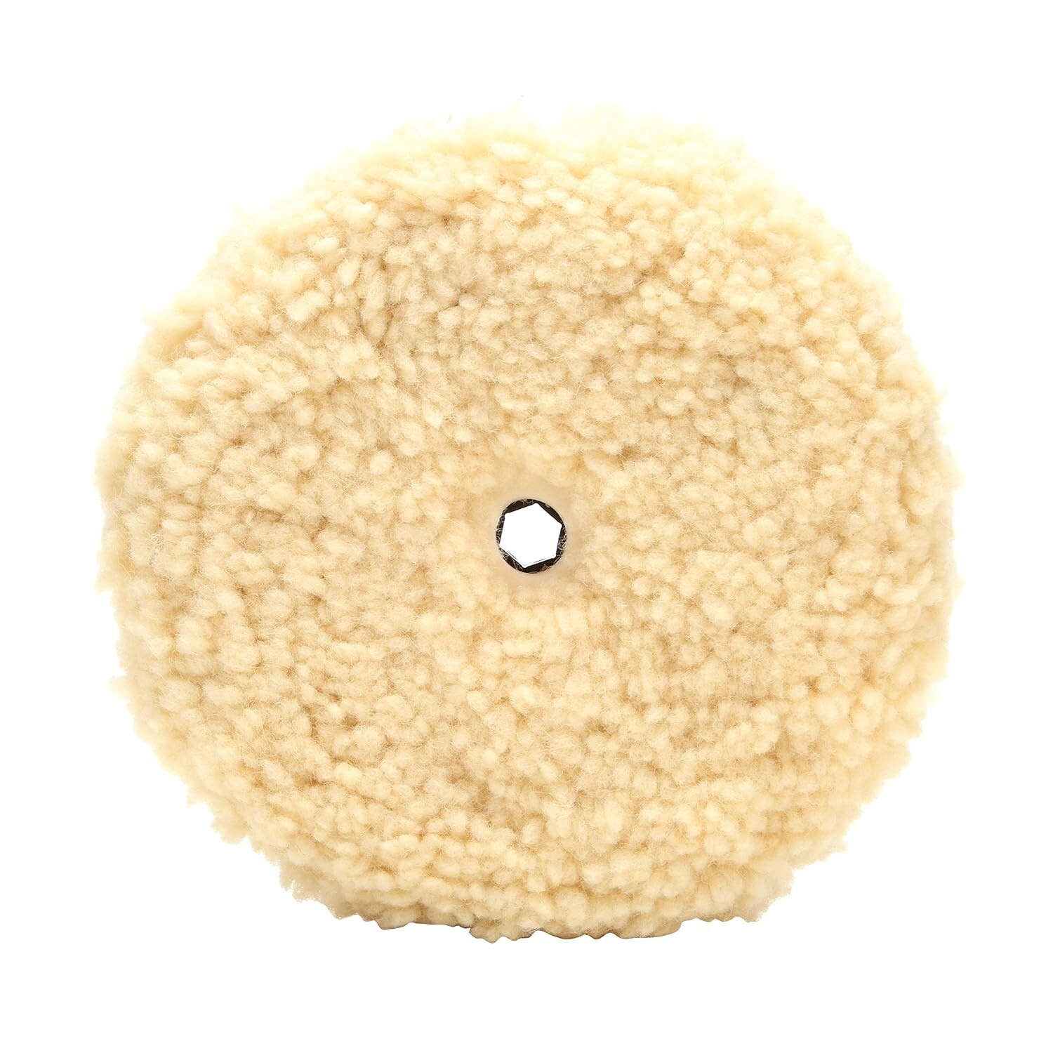 3M (05753) Perfect-It 100% Wool Compounding Pad, Double Sided, Quick Connect 9"