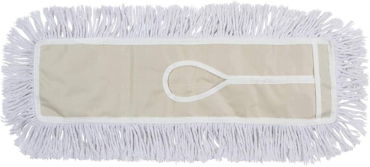 Efficient 24'' Cotton Mop Head - Reusable and Compatible with All Mop Frames