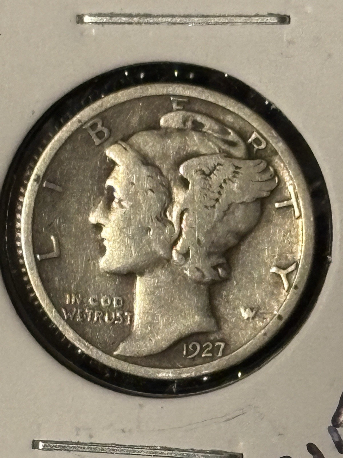 1927 Mercury Dime