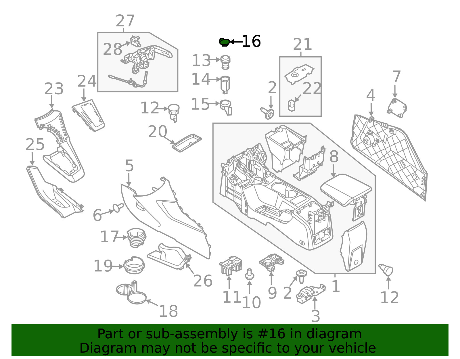 Genuine Ford 12 Volt Accessory Power Outlet Cover YS4Z15052BA