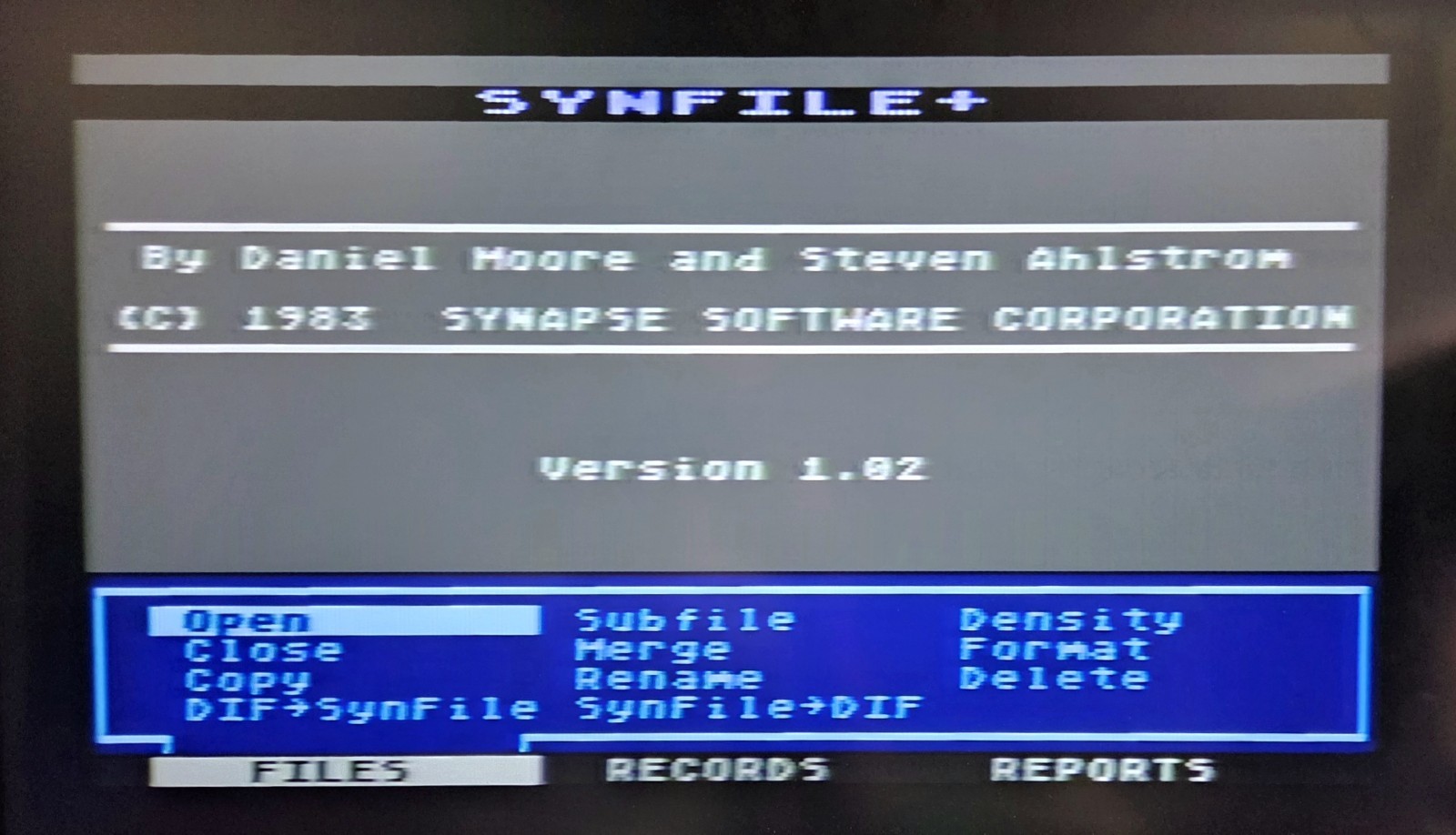 SynCalc, SynFile+, SynTrend with SynStat & SynGraph by Synapse for Atari