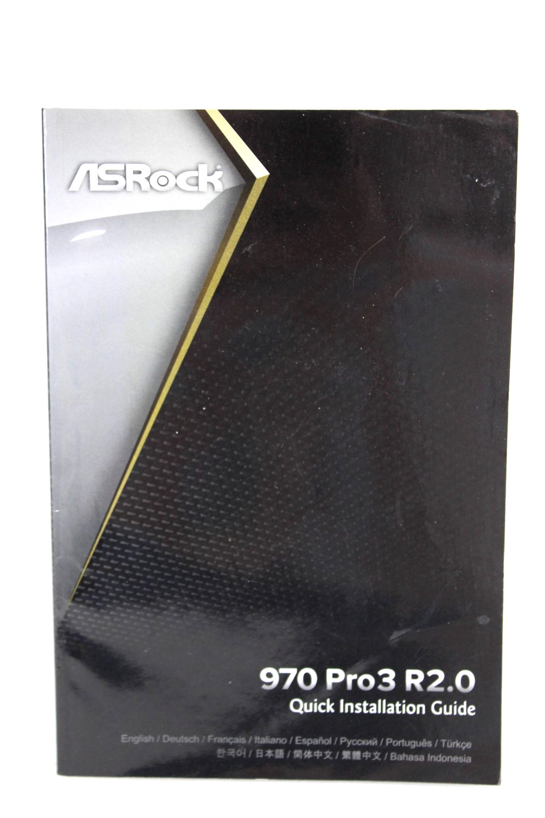 ASRock 970 Pro3 R2.0 Quick Installation & Software Setup Guide Multi-Language