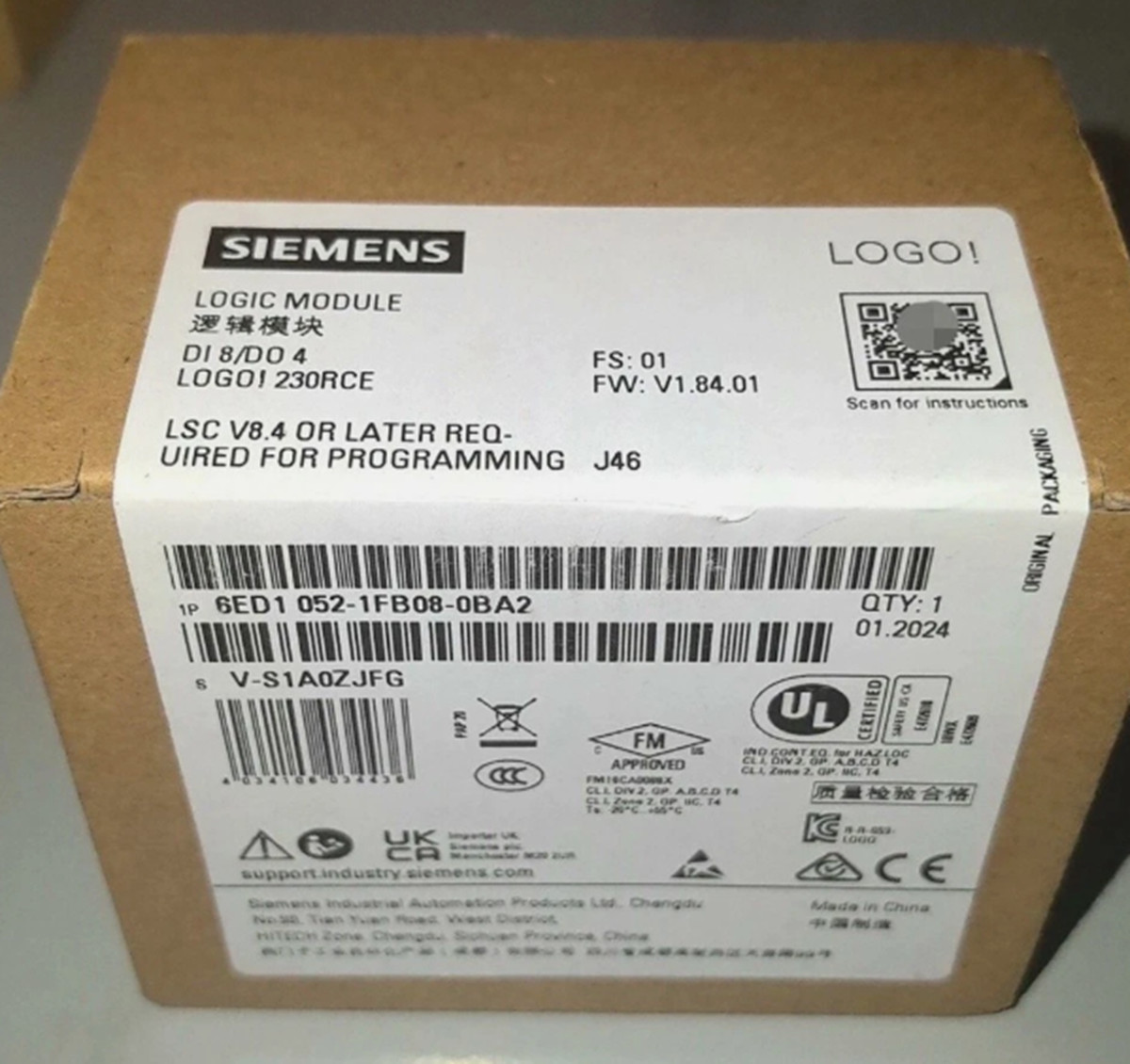 NEW SIEMENS 6ED1052-1FB08-0BA2 Logic Module