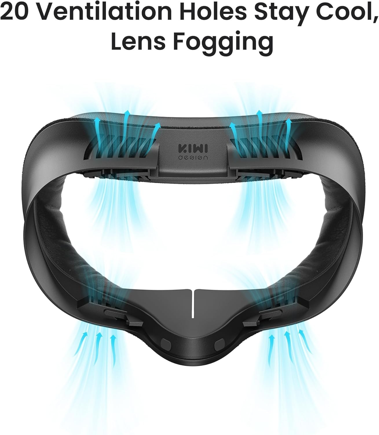 KIWI design V4 Facial Interface Face Pads Compatible with Oculus/Meta Quest 3S,