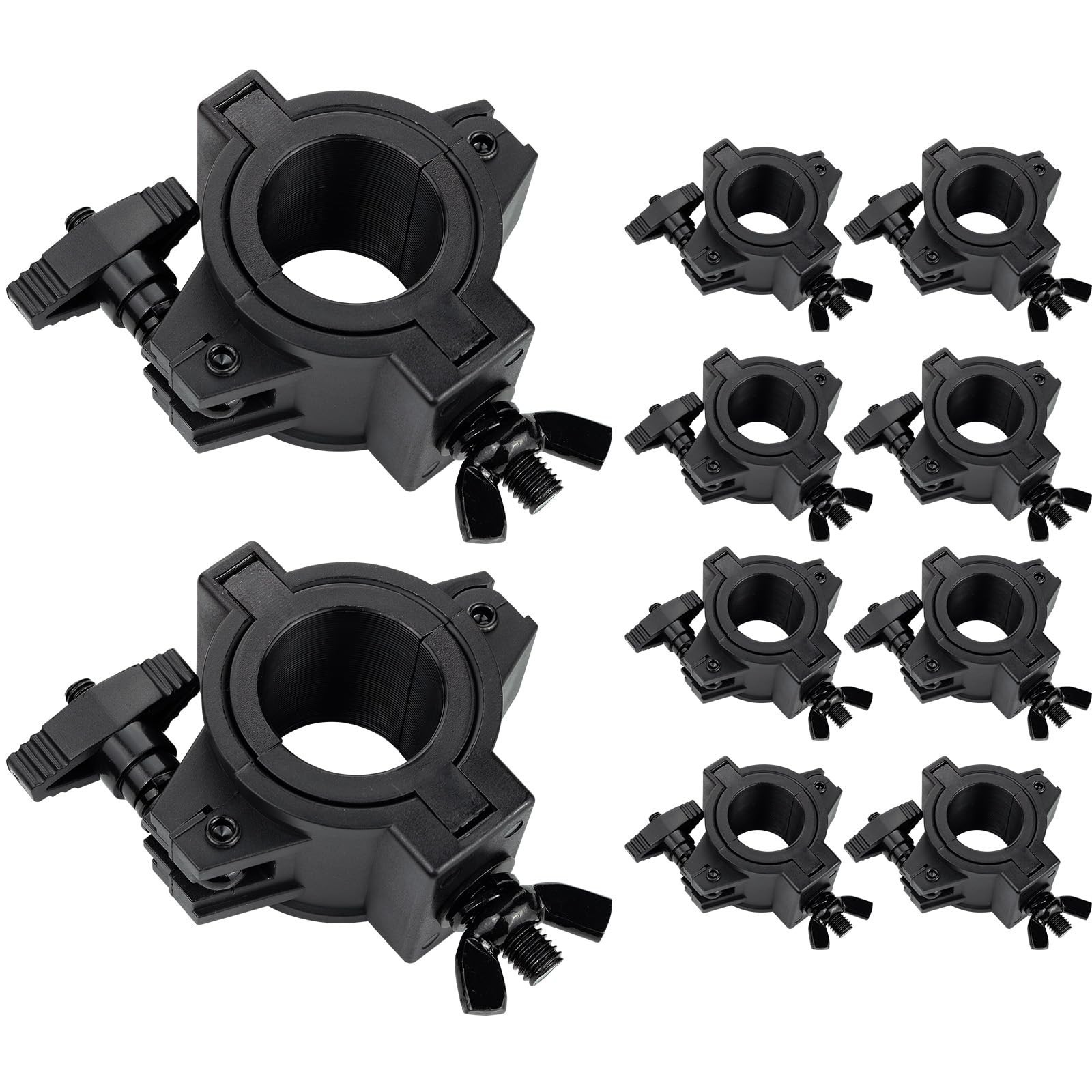 Stage Light Clamp 10 Pack, CZGOR 33lb Plastic DJ Light Clamps, Trus... Fast Ship