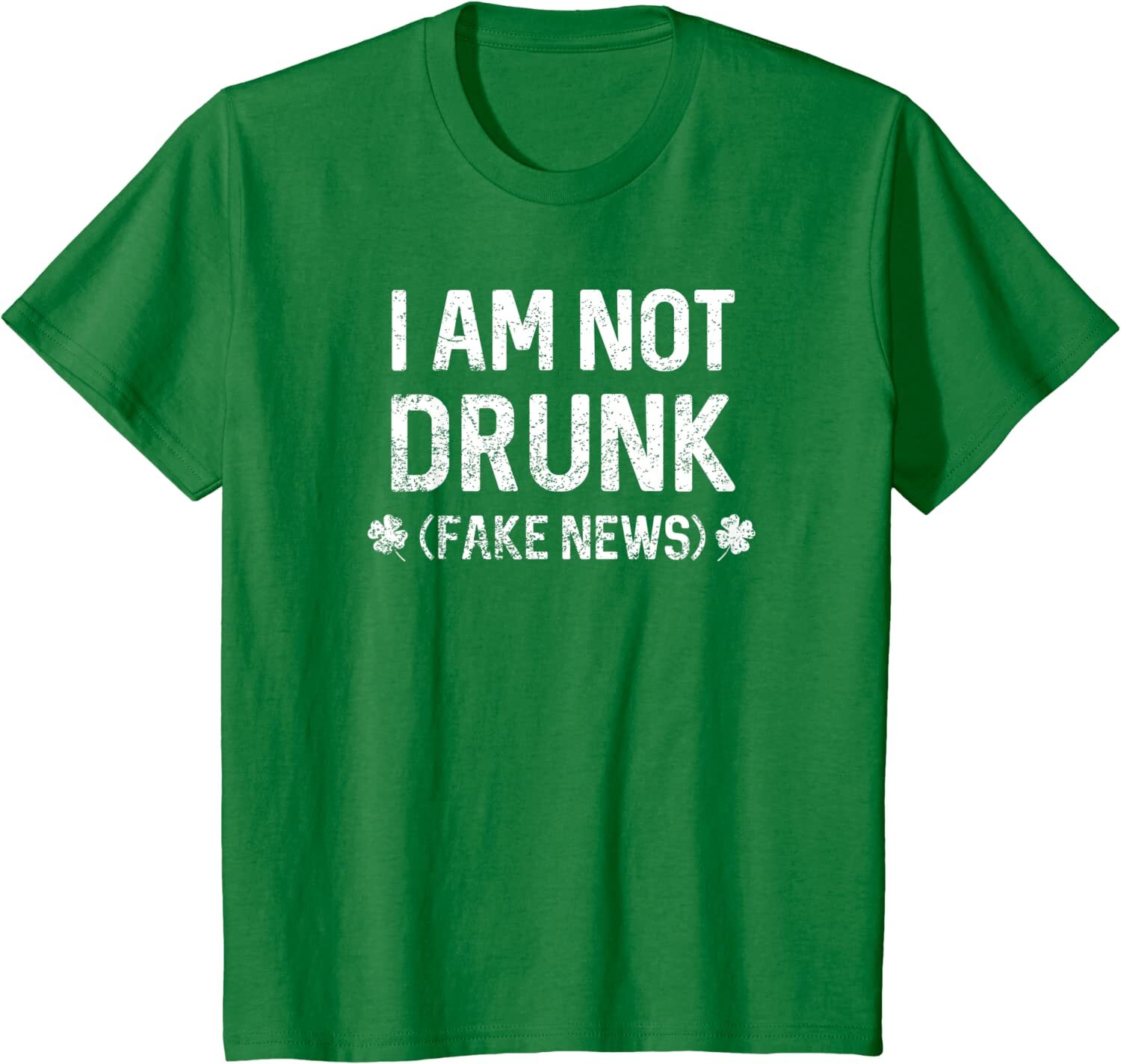 I'm Not Drunk Fake News Funny St. Patrick's Day Youth Unisex T-shirt