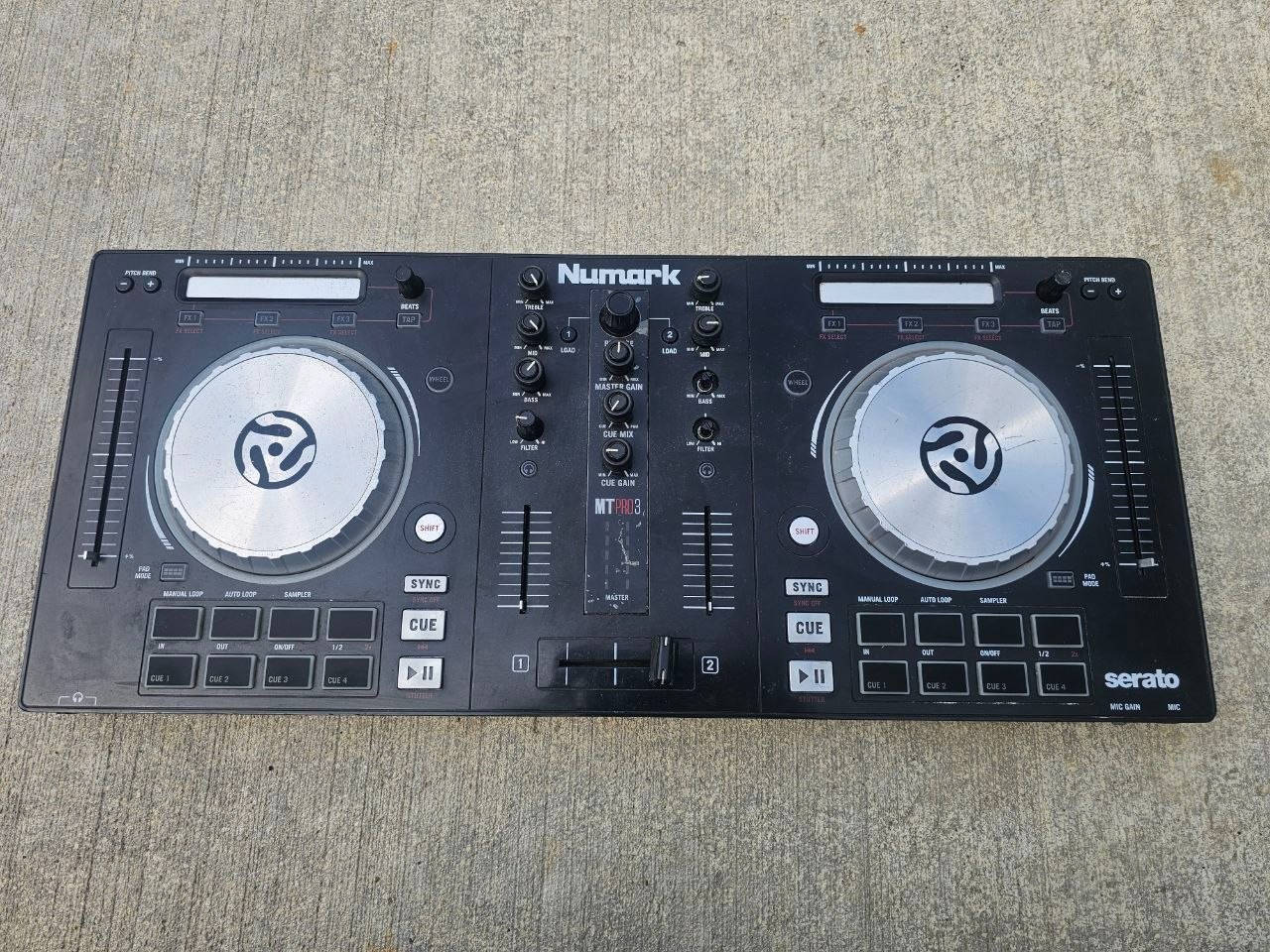 Numark MT PRO 3 DJ Controller | Pre-Owned | UN Tested | Black